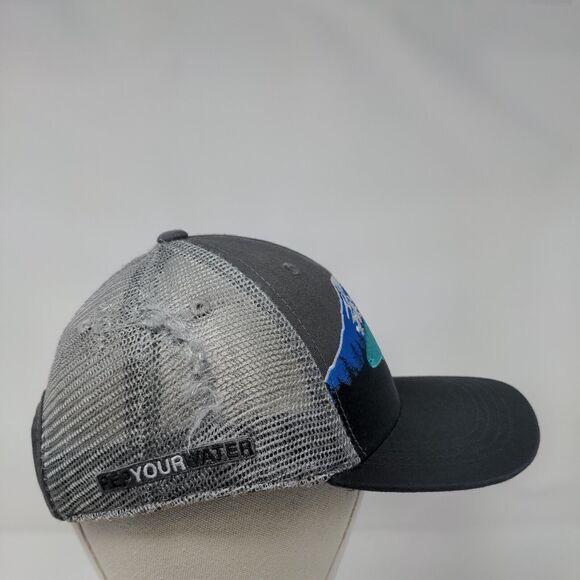 RepYourWater Mount Rainier Snapback Trucker Hat Multi One Size Mesh Back - Picture 4 of 9